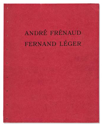 LÉGER, FERNAND. Frénaud, André. Source Entière.